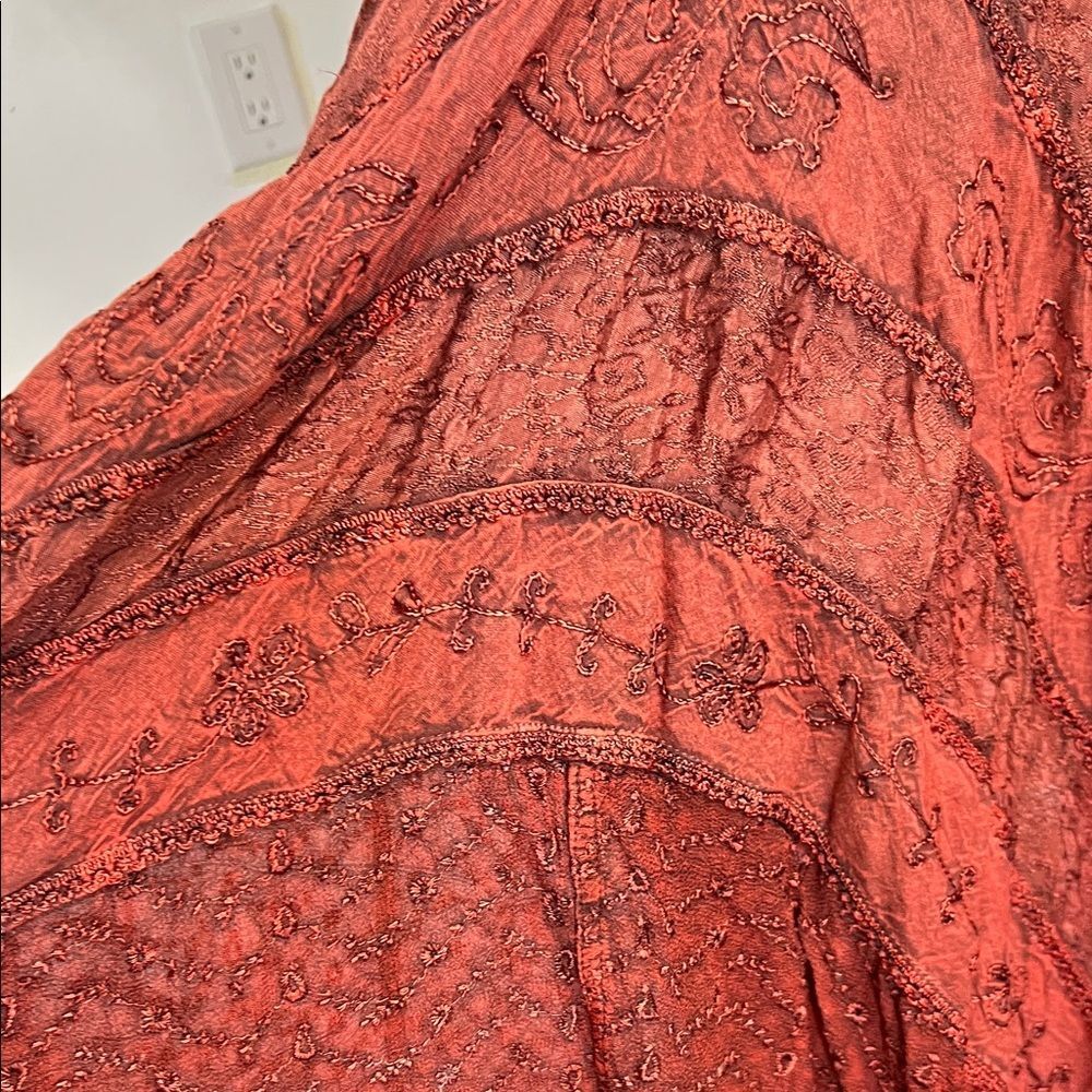 Chic Backless Halter Dress in Rust - Picture 6 of 13